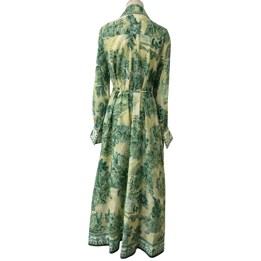 Alemais Sara belted printed cotton and silk-blend maxi dress - Picture 9 of 12